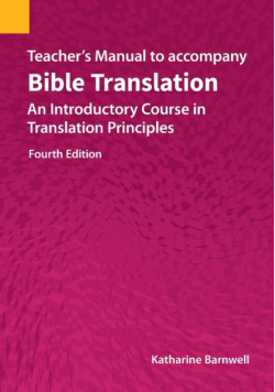Teacher's Manual to accompany Bible Translation