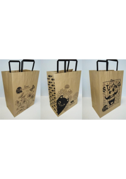 Torebka Kraft 250x345 L pionowa mix FRESH