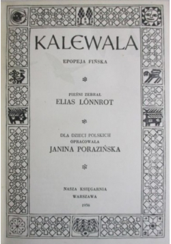 Kalewala Epopeja fińska