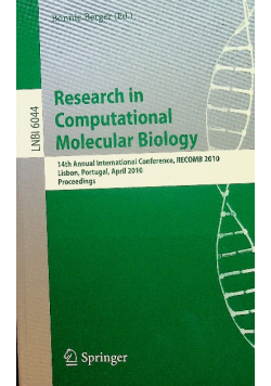 Research in Computational Molecular Biology