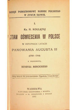 Stan oświecenia w Polsce 1905 r.