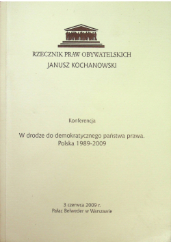 W drodze do demokratycznego państwa prawa
