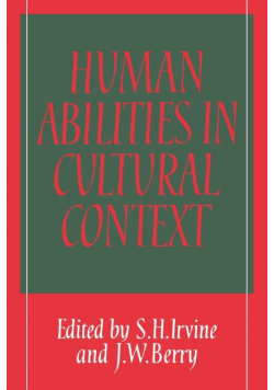Human Abilities in Cultural Context