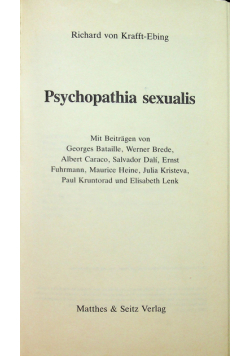 Psychopathia sexualis