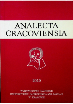 Analecta Cracoviensia 2010