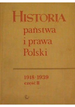 Historia państwa i prawa Polski Część II