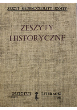 Zeszyty historyczne Zeszyt 76