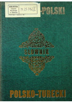 Słownik turecko polski  polsko turecki
