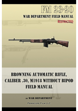 Browning Automatic Rifle, Caliber .30, M1918 Without Bipod
