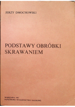 Podstawy obróbki skrawaniem