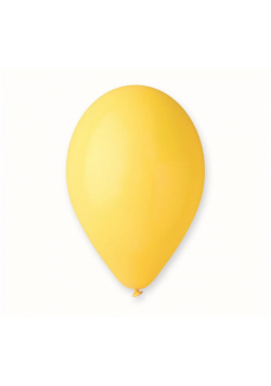 Balony pastelowe żółte 25cm 100 szt.