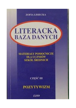 Literacka baza danych część III