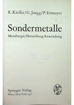 Sondermetalle