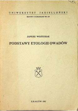 Podstawy etologii owadów