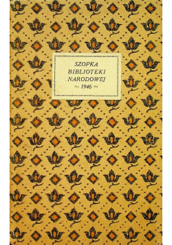 Szopka biblioteki narodowej 1947 r