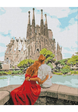 Malowanie po numerach-Romantyczna Hiszpania 40x50