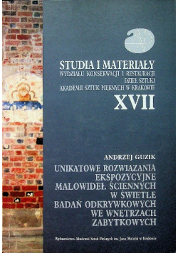 Studia i materiały XVII