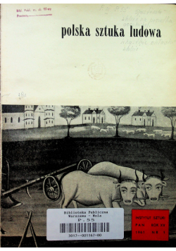 Polska sztuka ludowa nr 1 rok XV