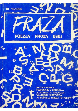Fraza Pismo Literacko Społeczne