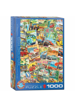 Puzzle 1000 Stare plakaty, Podróże