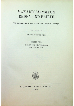 Makarios symeon reden und briefe