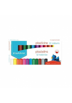 Plastelina 12 kolorów STK