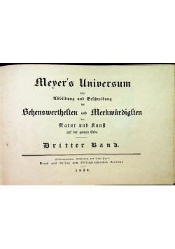 Meyer's universum 1836 r