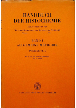 Handbuch der histochemie band 1