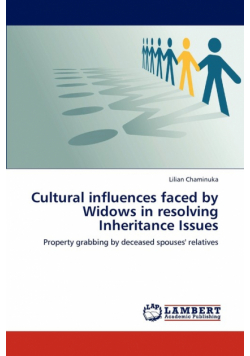 Cultural Influences Faced by Widows in Resolving Inheritance Issues