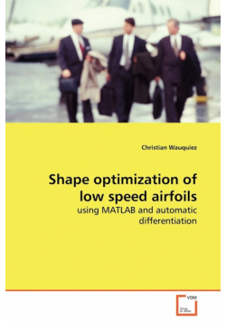 Shape optimization of low speed airfoils