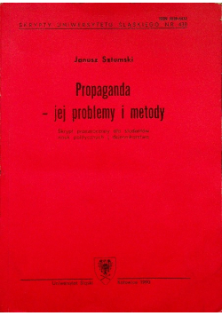 Propaganda jej problemy i metody