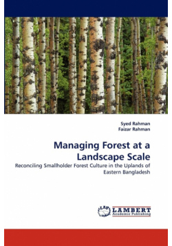 Managing Forest at a Landscape Scale