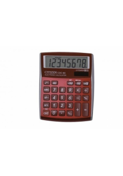Kalkulator CDC-80-RD czerwony