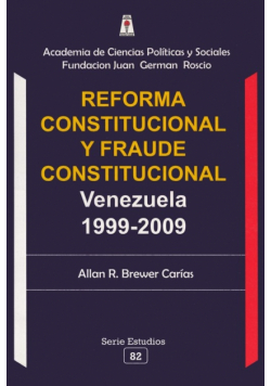 Reforma Constitucional Y Fraude Constitucional
