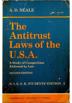 The Antitrust Laws of the United States of America