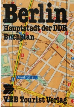 Berlin Hauptstadt der DDR Buchplan