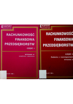 Rachunkowość finansowa przedsiębiorstw część 1 i 2