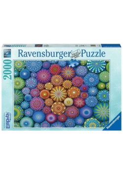 Puzzle 2000 Tęczowe mandale