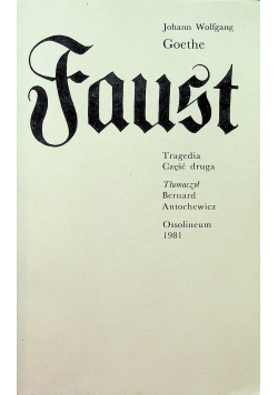 Faust Część II Tragedia
