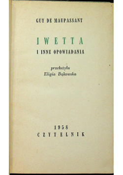 Iwetta i inne opowiadania