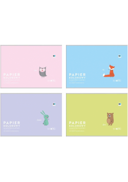 Papier kolorowy samoprzylepny B4 BB Kids (10szt)