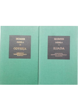 Homer dzieła Iliada / Odyseja