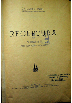 Receptura 1948 r