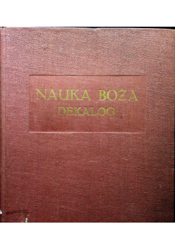 Nauka Boża Dekalog