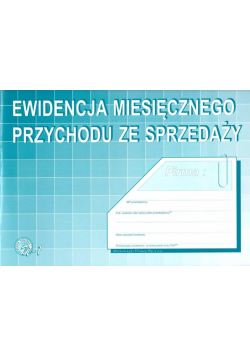 Ewidencja miesięcznego przychodu ze sprzedaży N-1