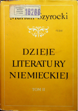 Dzieje literatury niemieckiej tom 2