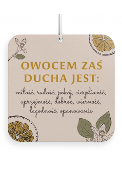 Zawieszka zapachowa - Owocem zaś Ducha jest
