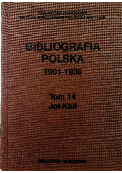 Bibliografia polska 1901 - 1939