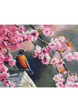 Mozaika diamentowa - Sakura 40x50cm