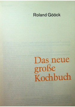 Das neue grosse kochbuch